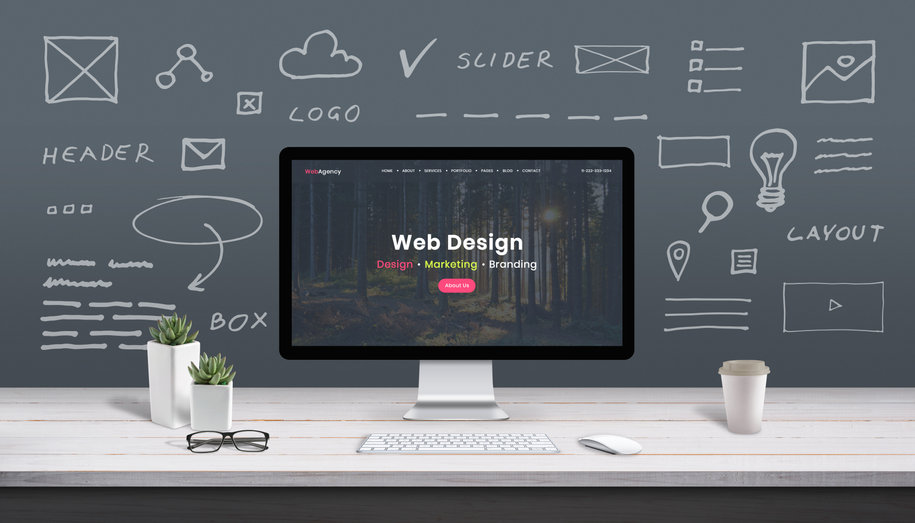 what is web design infographic